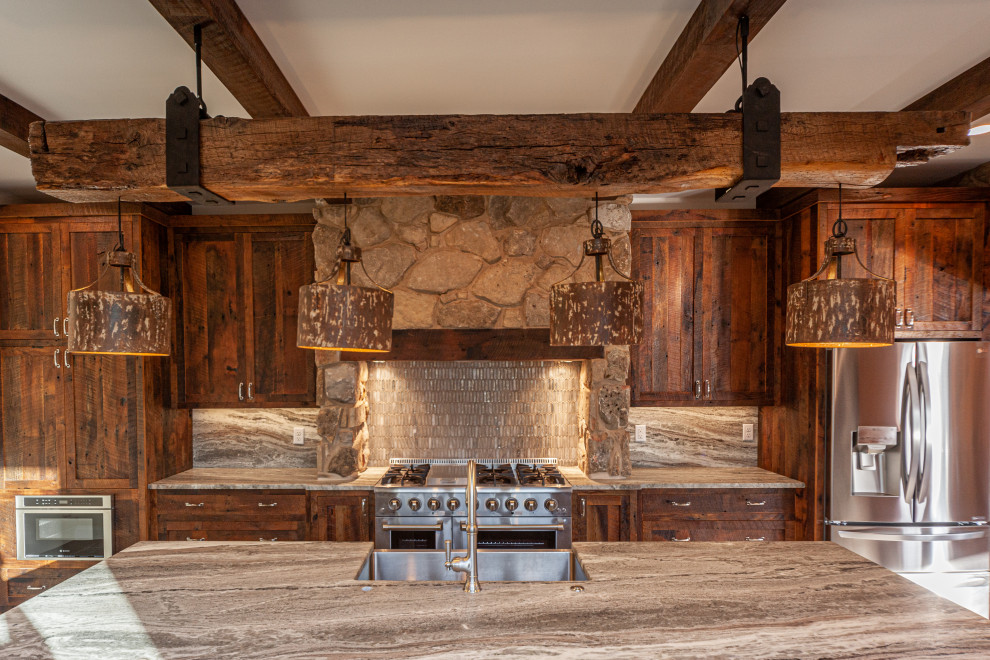 Inspiration for a rustic home design remodel in DC Metro