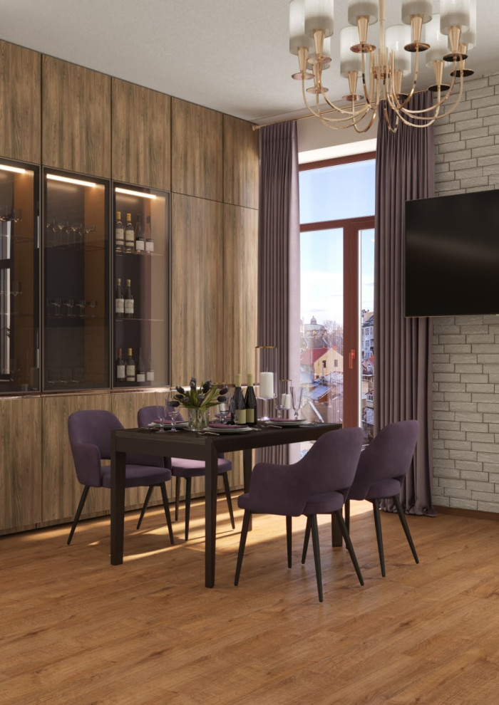 Apartment in a new house