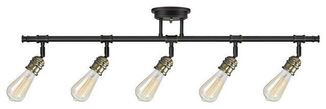 Rennes 5 Light Oil Rubbed Bronze Track Lighting Bulbs Included Rennes 5 Light Oil Rubbed Bronze Track Lighting Bulbs Included