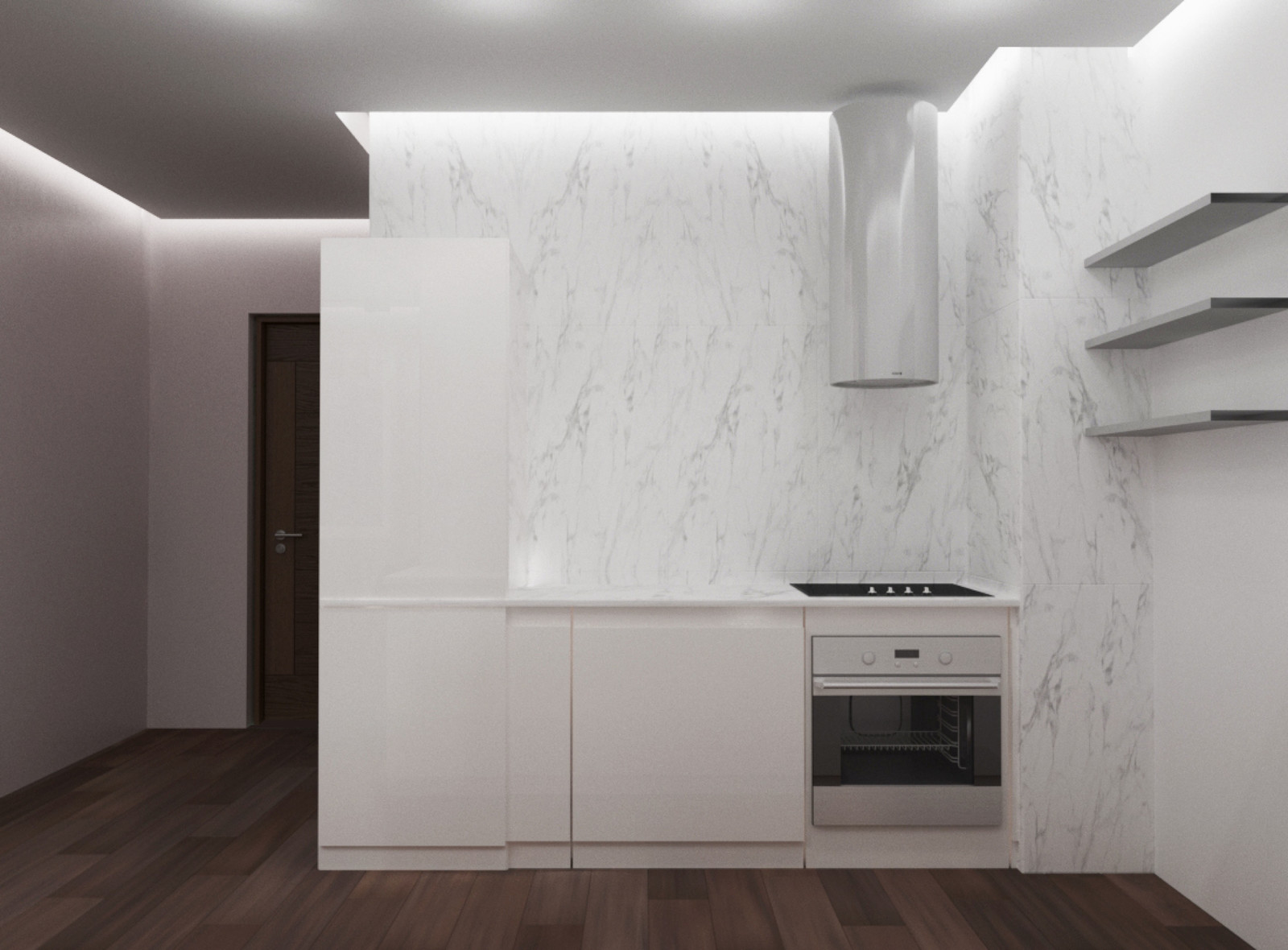 Дизайн интерьера с минимальным набором систем хранения