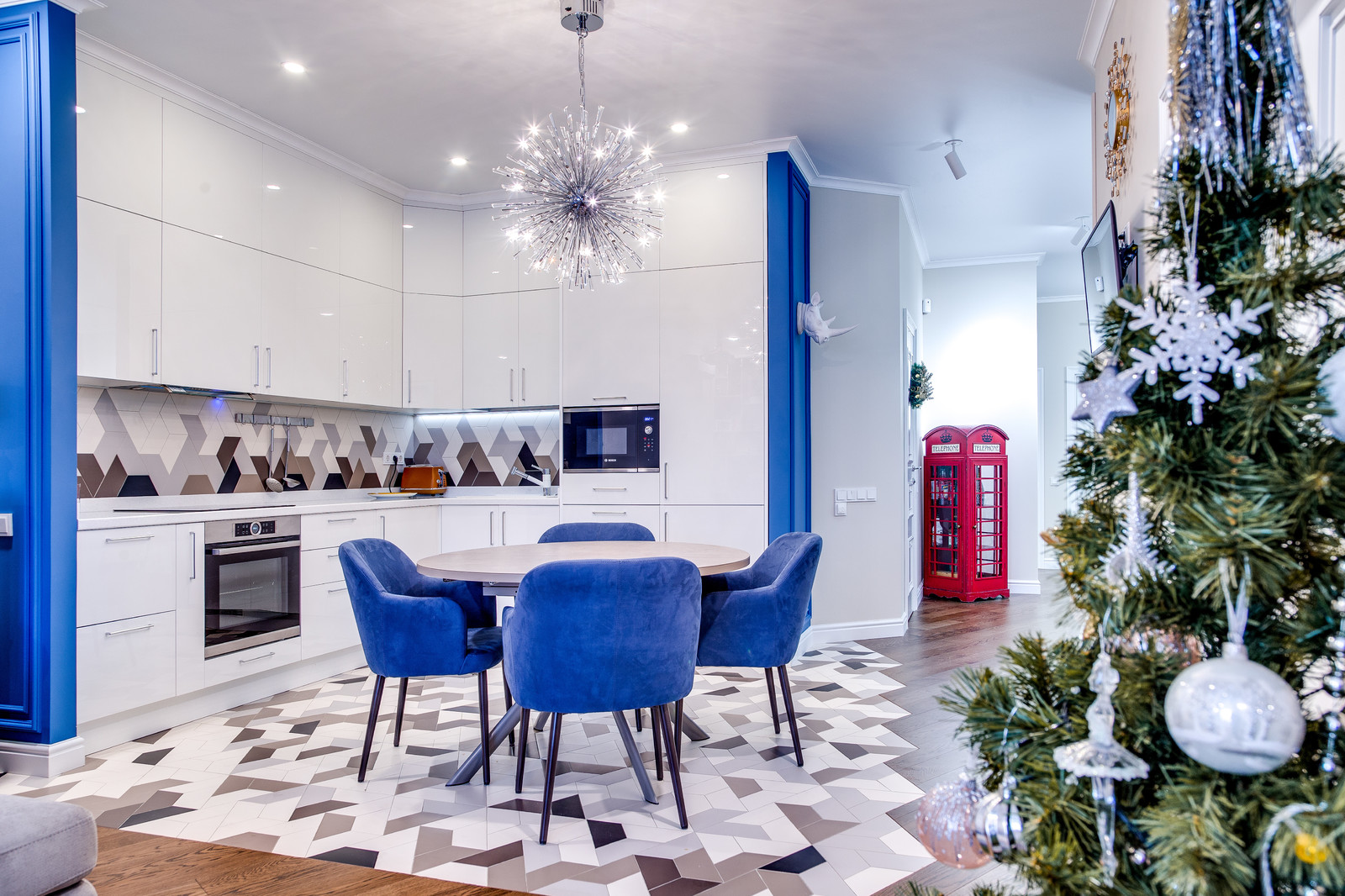 Квартира 130м2 в стиле Нео классика