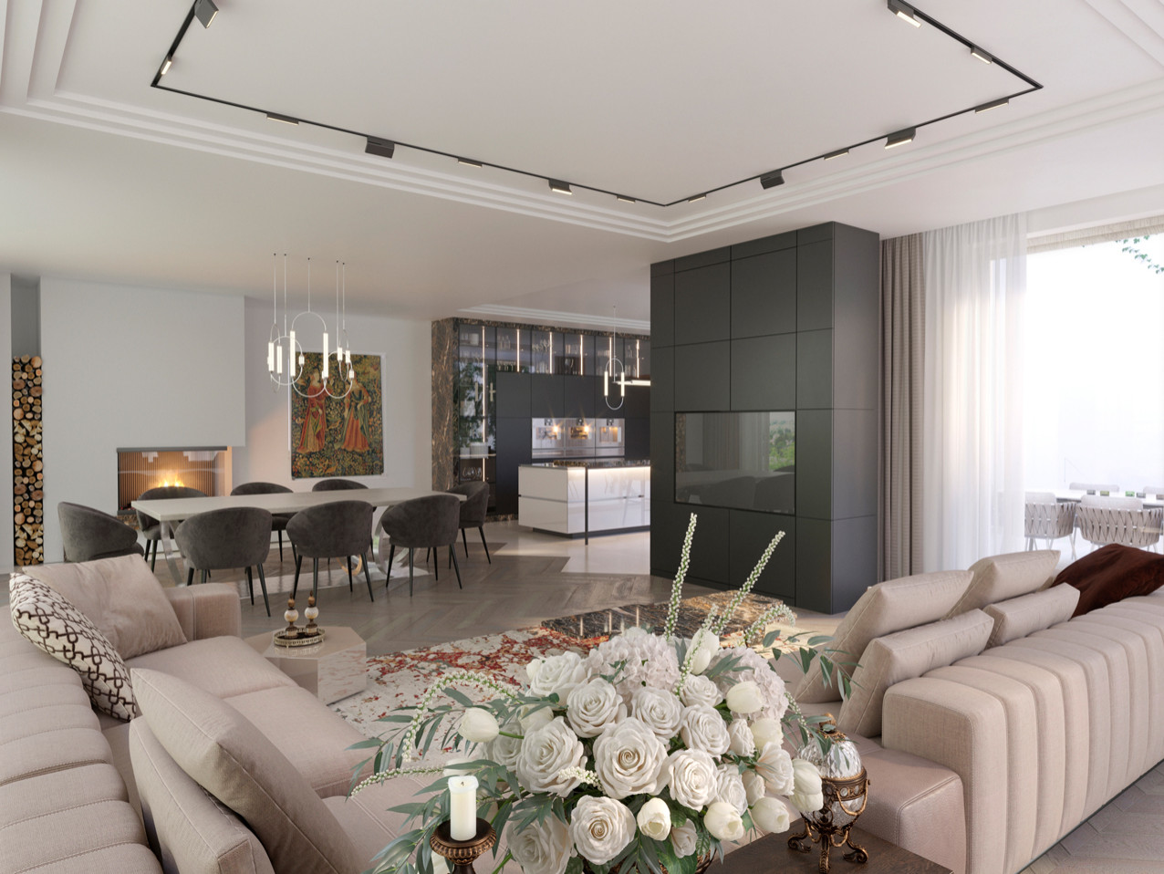 Дом в Австрии, Wohnküche