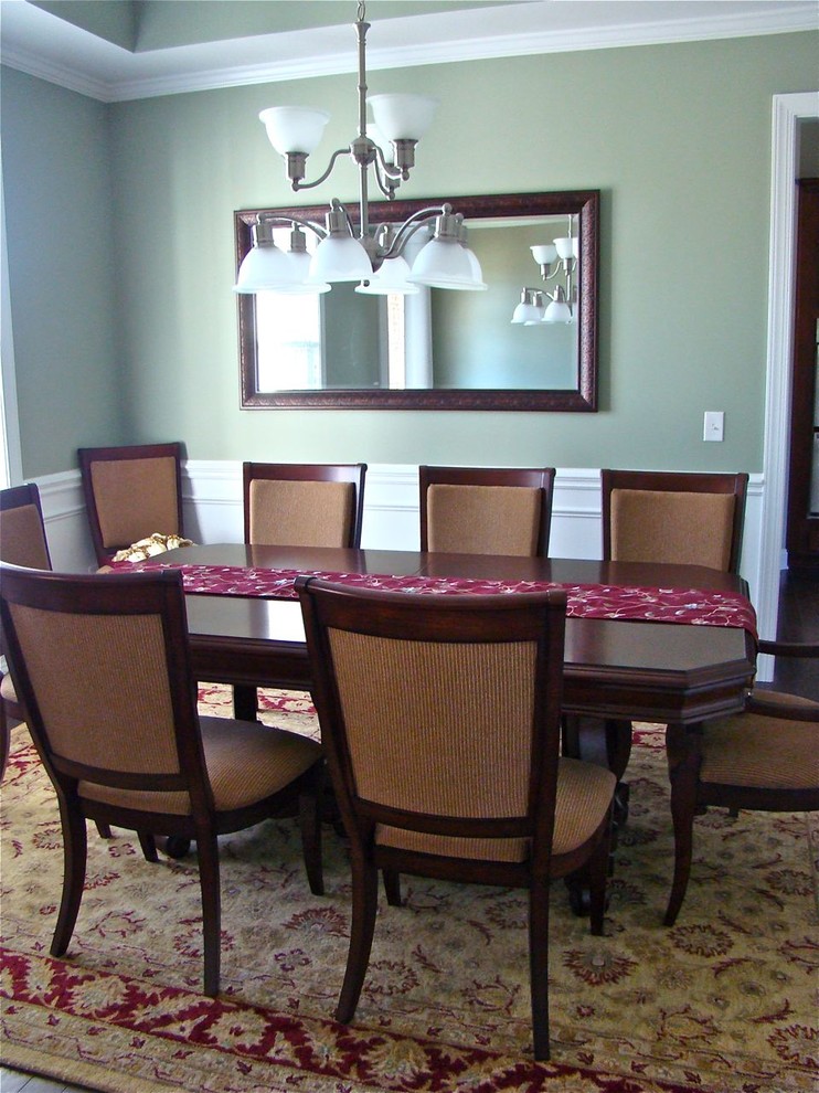 Photo of a contemporary dining room in Charlotte.