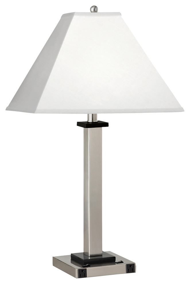 Twin Light Double Nightstand Lamp Single Transitional Table Lamps By Medallion Lighting