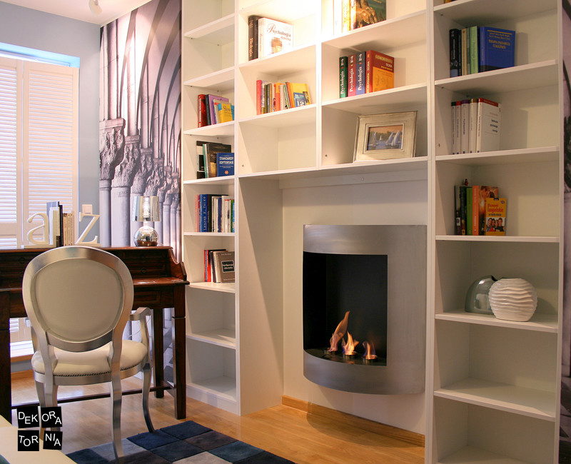 Модные биокамины. Варианты для настенного исполнения