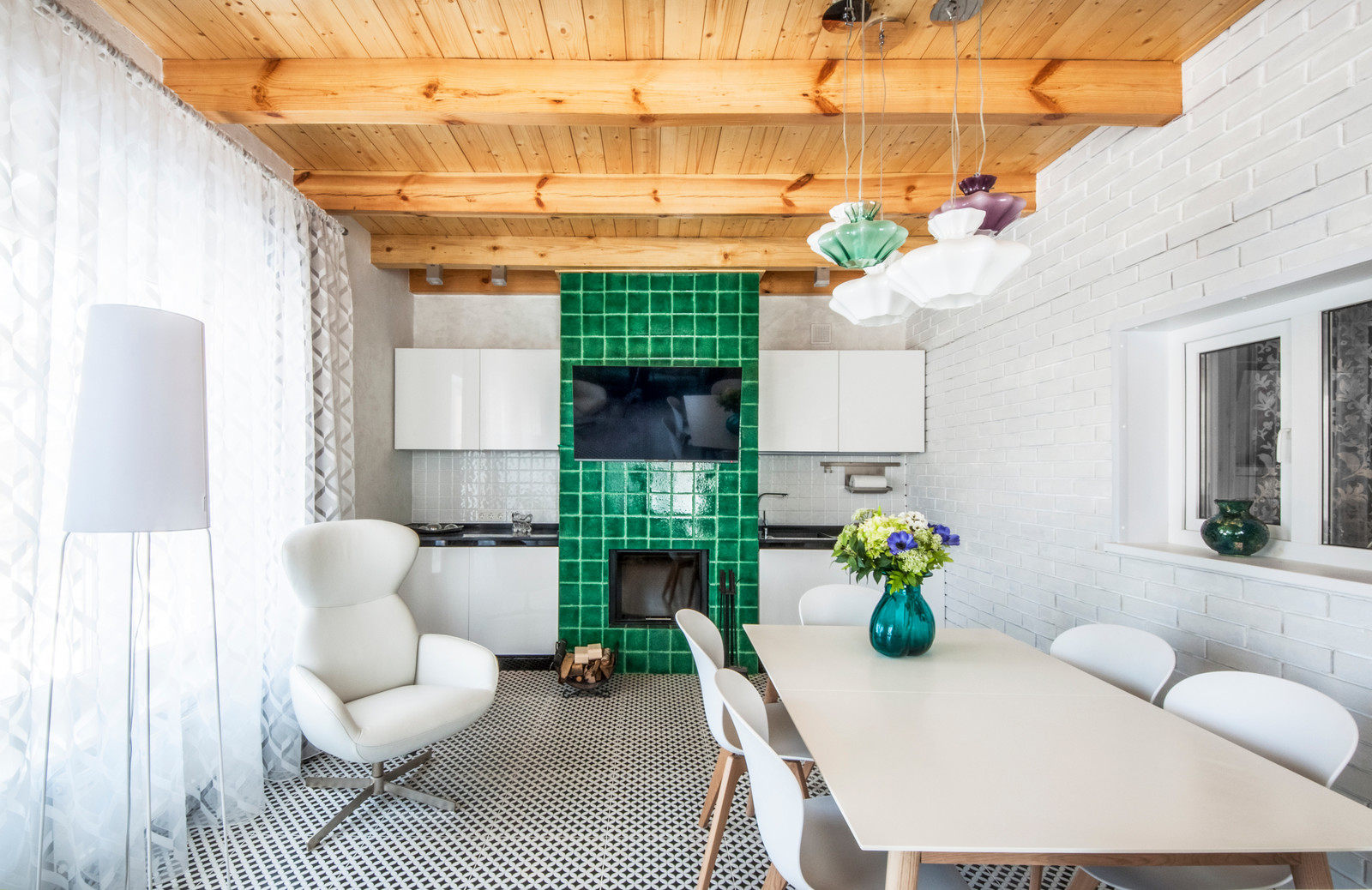 Mint - гостиная в загородном доме