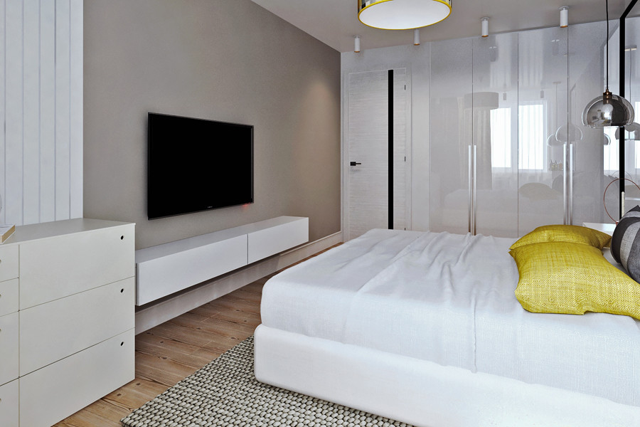 дизайн-проект интерьера квартиры в ЖК "Зеленый угол".