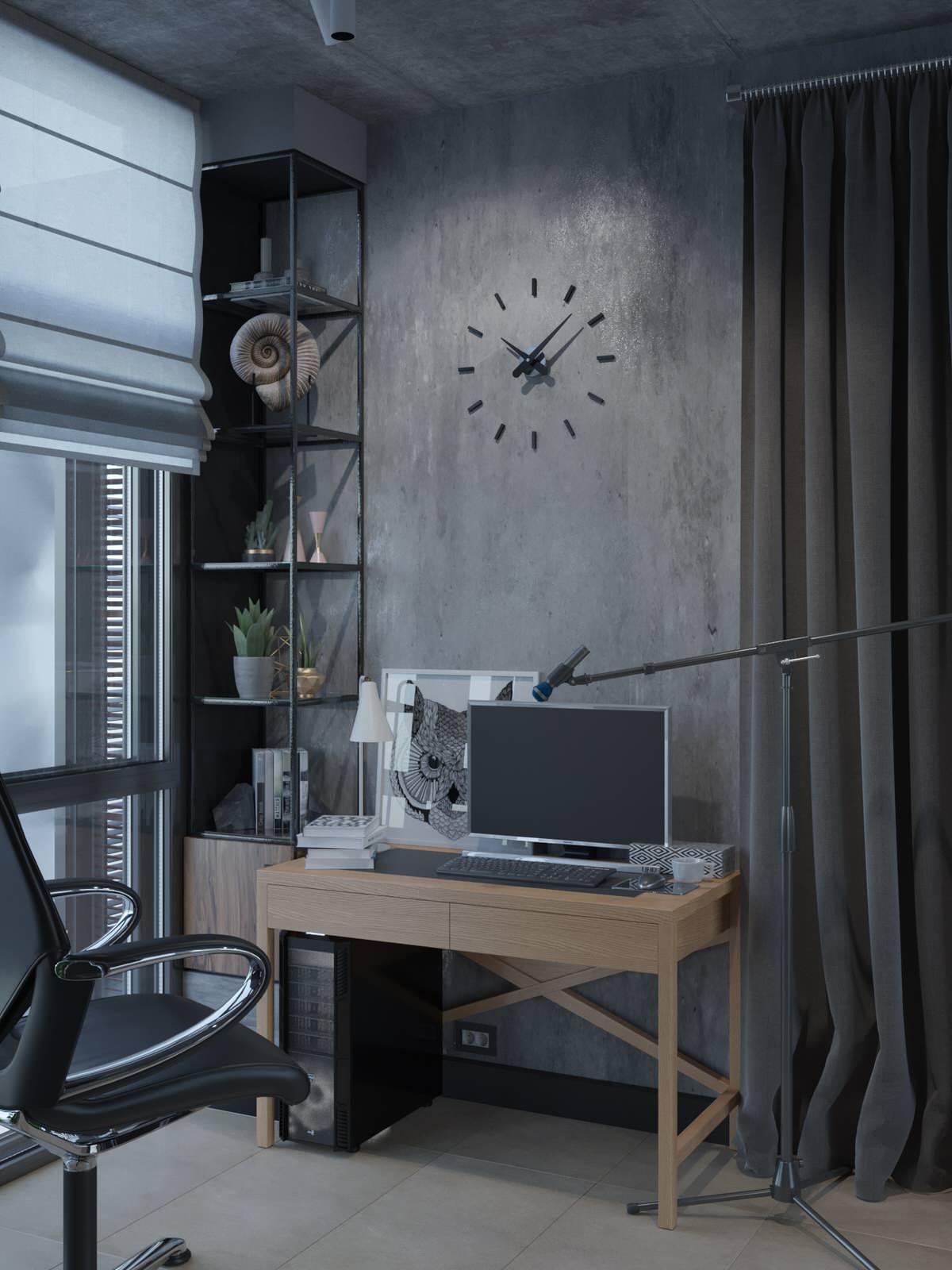 Рабочая зона на террасе