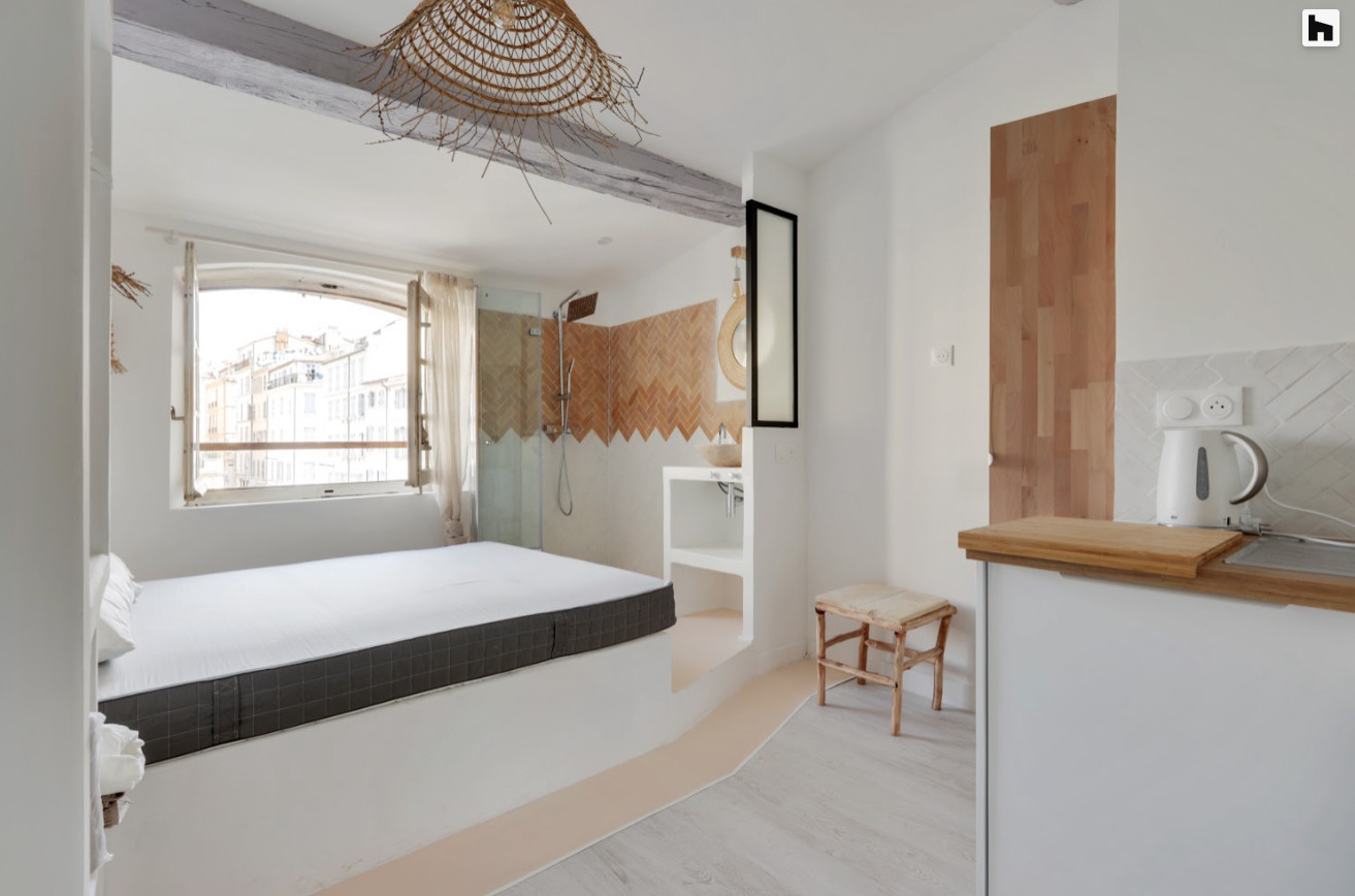 Projet Paradis, rénovation studio de 18m2
