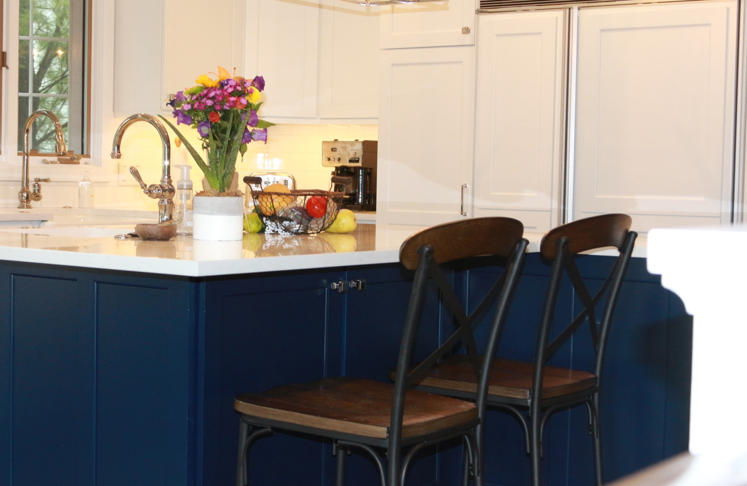 Winnetka Kitchen with Blue Island