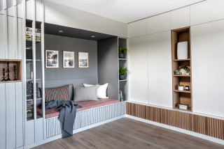 75 Moderne Wohnzimmer in grau-weiß Ideen & Bilder - Oktober 2023 | Houzz DE