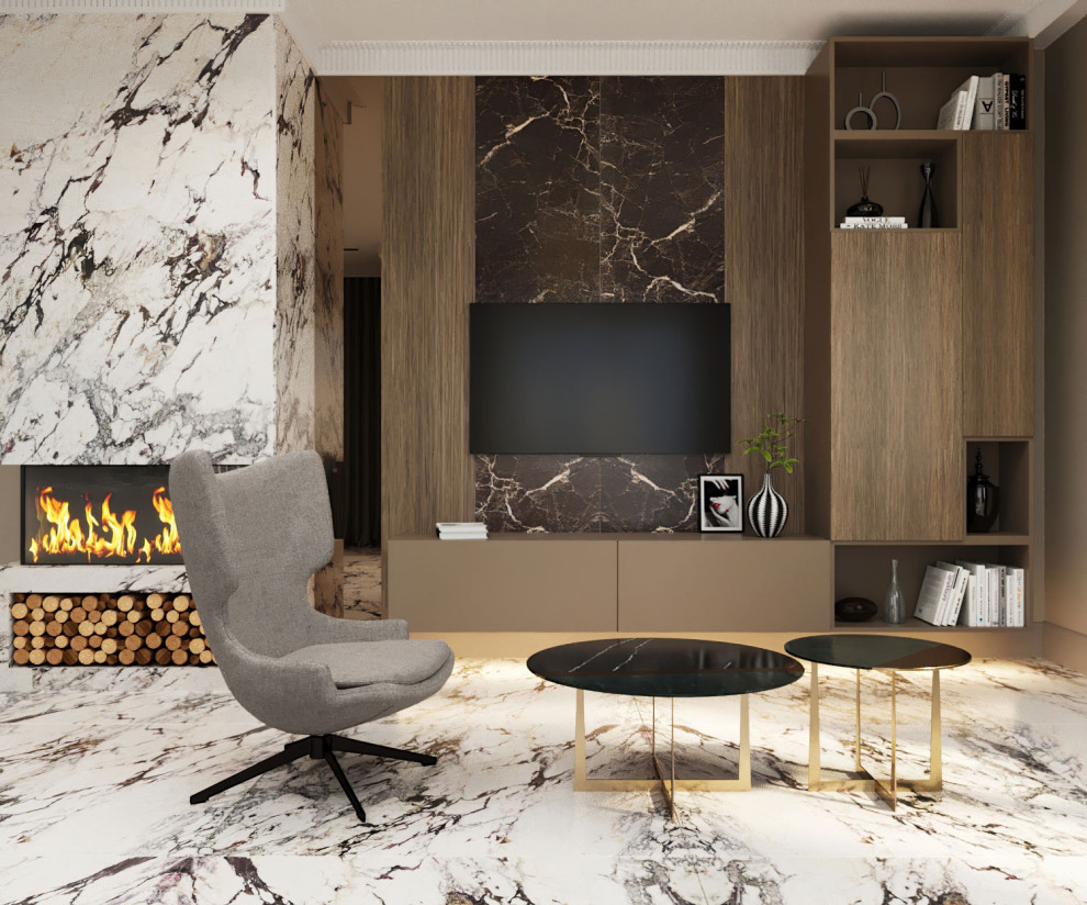 Двухэтажный дом для большой семьи