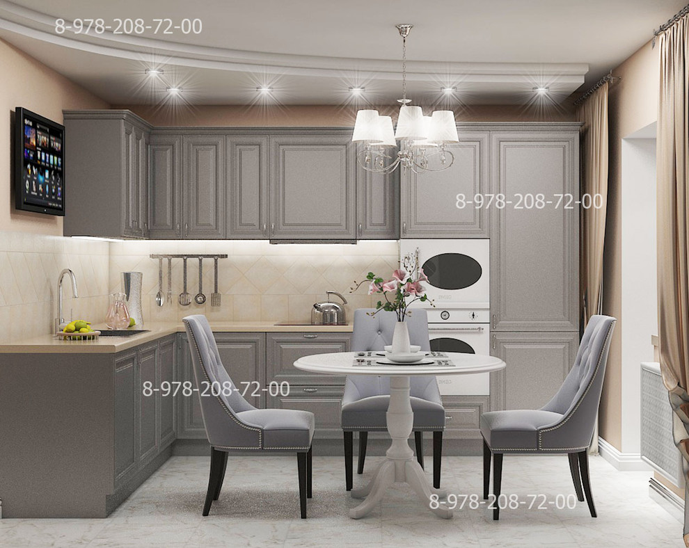 Кухня - балкон - коридор