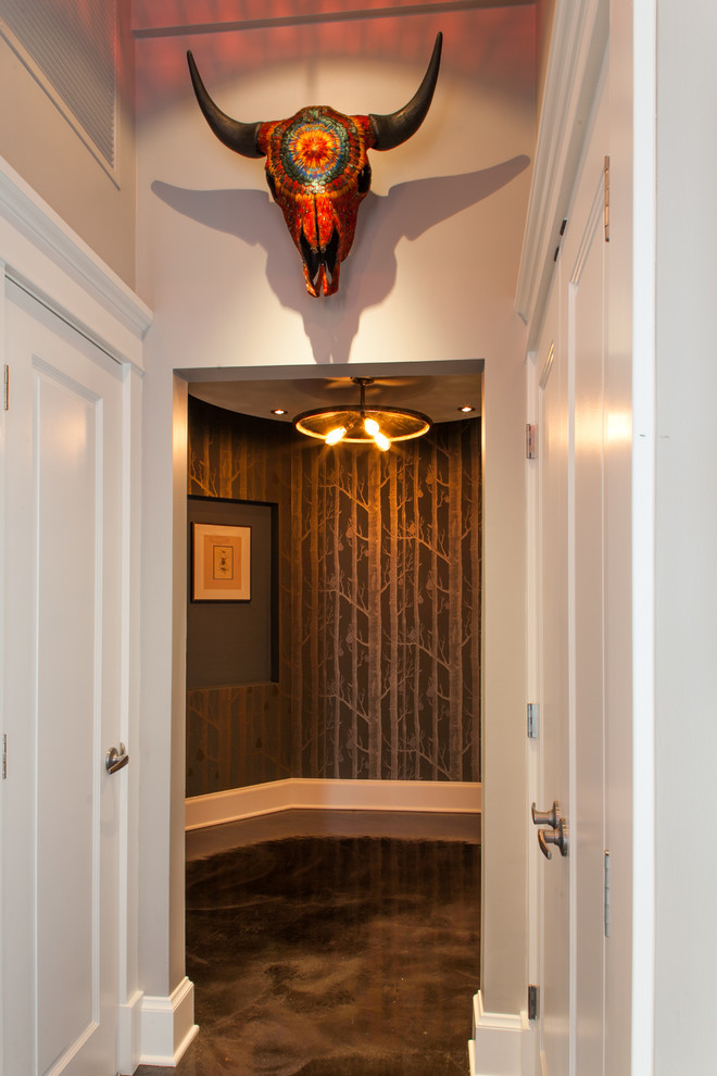 Design ideas for a contemporary entryway in Providence.