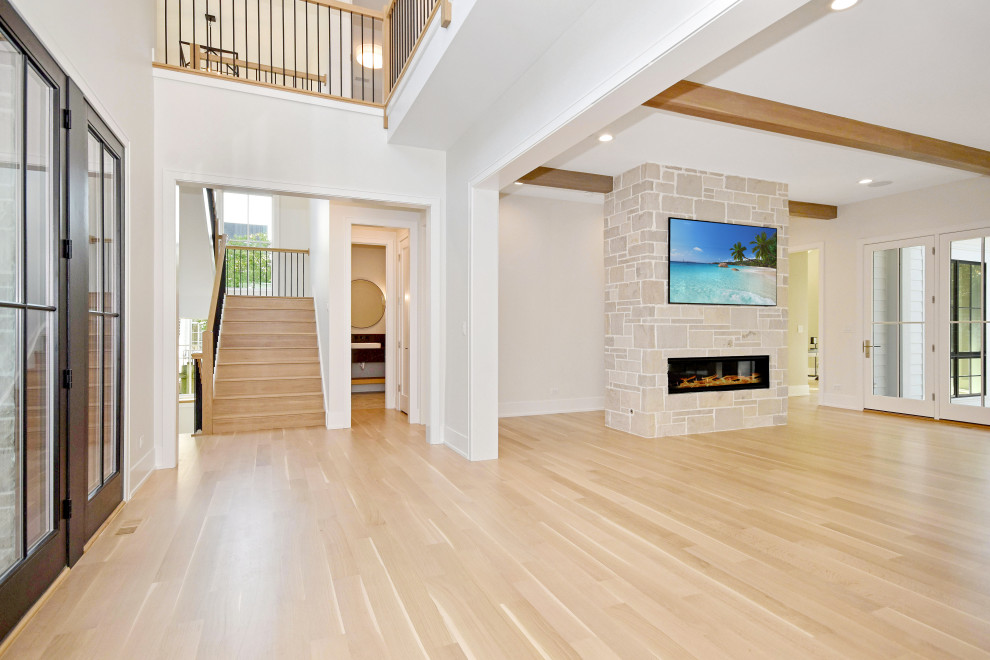 Transitional entryway photo in Chicago