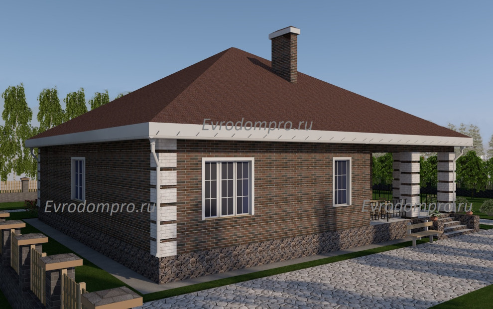 Проект дома в классическом стиле R-300-2