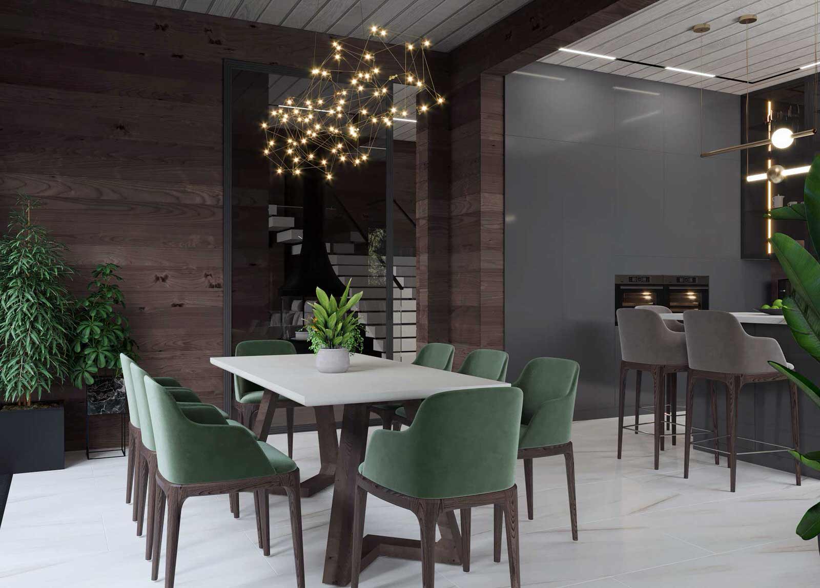 Коттедж из клееного бруса