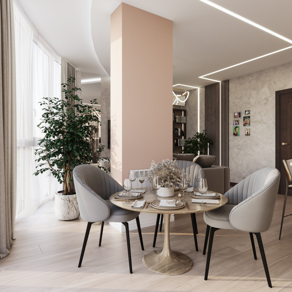 Дизайн кухни-гостиной