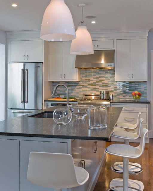 Brookline Residence contemporary-kitchen