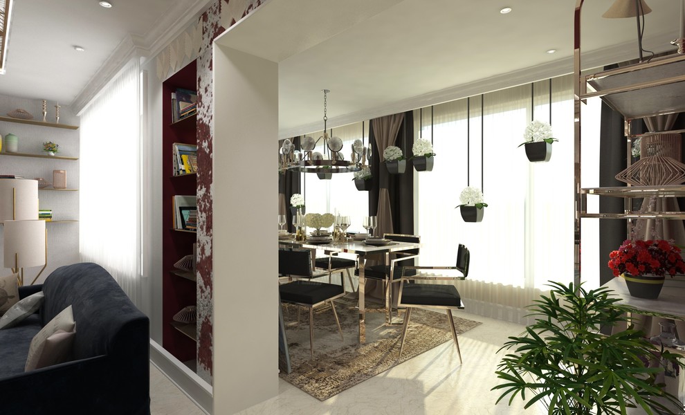 Проект 2 комнатной квартиры в г. Нижний Новгород