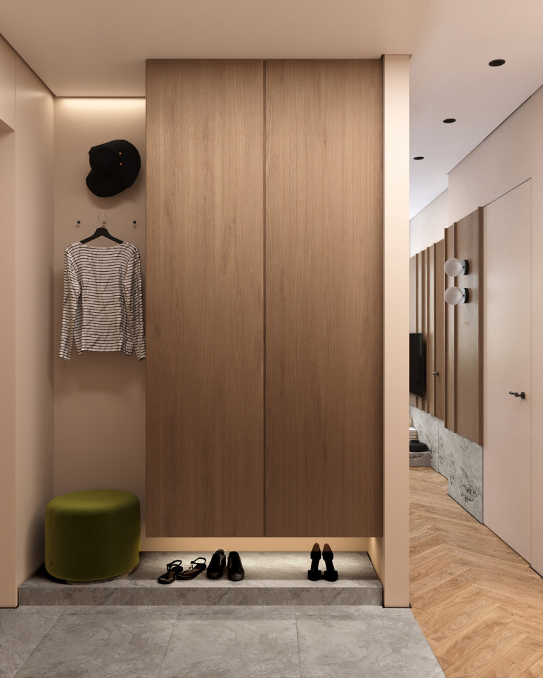 Травертин и дерево