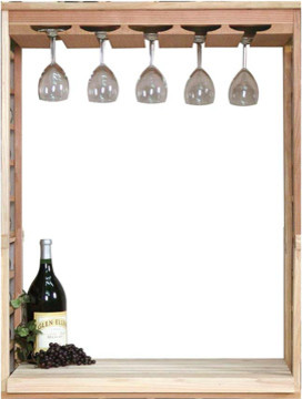 Vintner Series Wine Rack - Wine Glass Rack & Table Top Insert