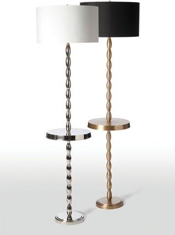 Barbara Cosgrove Swell Floor Lamp With Table Top