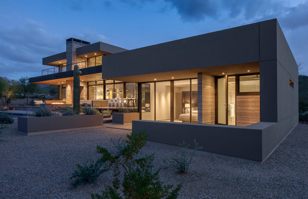 Inspiration for a modern exterior in Phoenix.