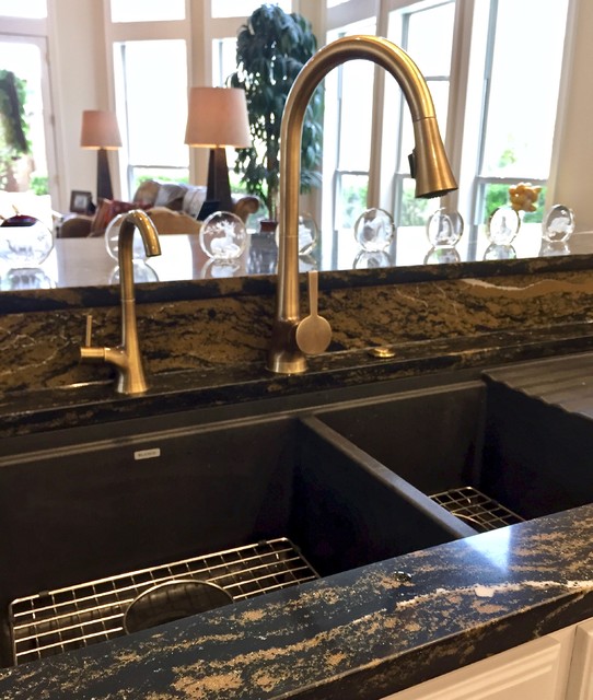 Cambria Golden Dragon Kitchen Installation by Winston Floors