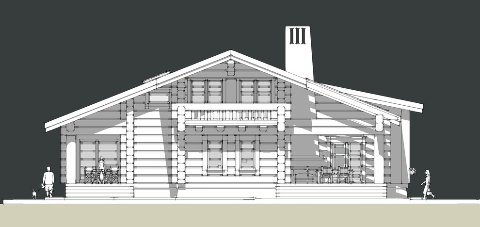 Дом из лафета