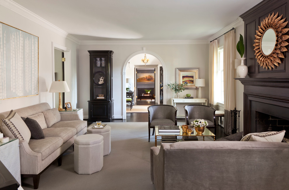 Washington DC Transitional Private Residence - Traditional - Living ...