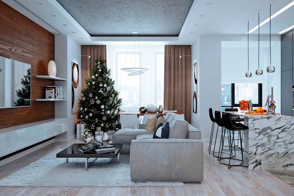 Квартира в современном стиле. Москва. ЖК Квартал 38А.