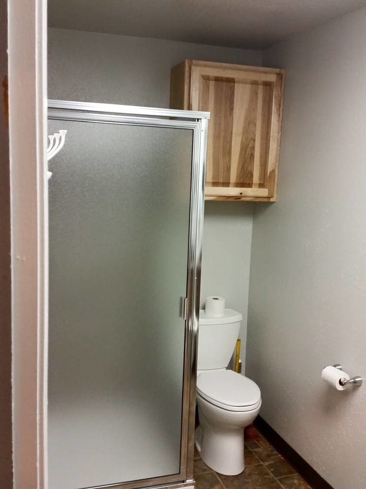 Commercial Bathroom remodel with Shower