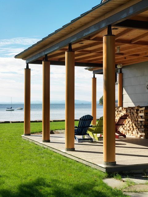 Lake Home costero-porche