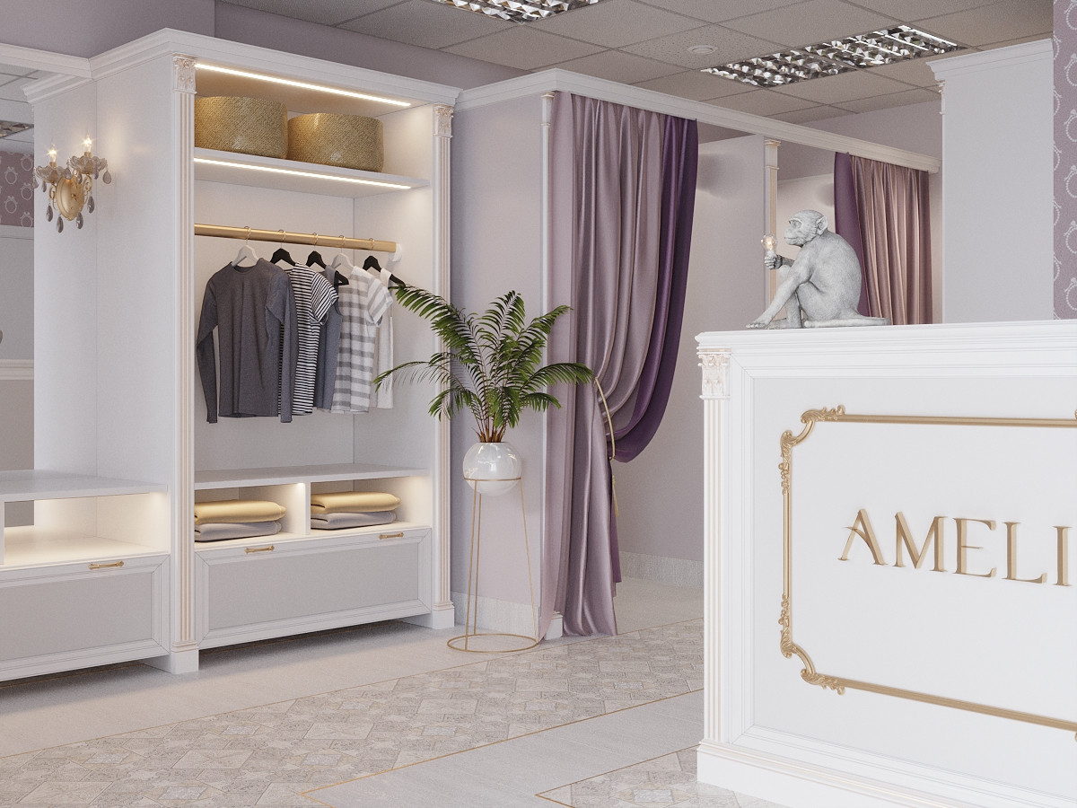 Магазин детской одежды в классическом стиле