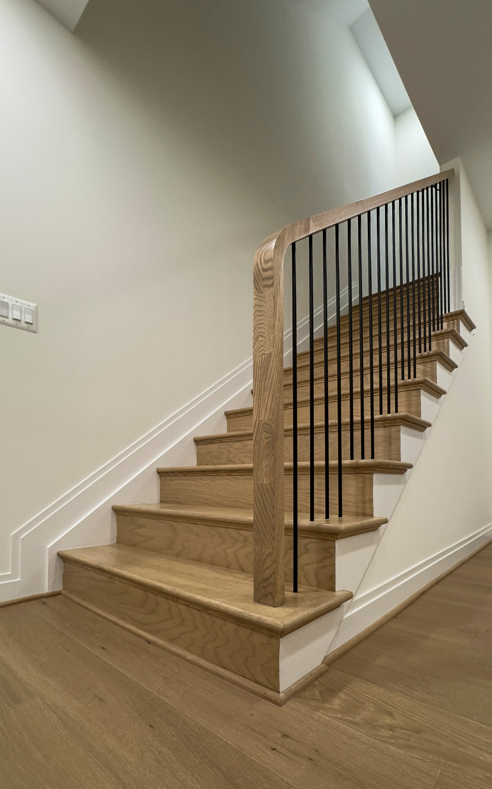 144_Attractive Transitional Staircase in Impressive Modern Home, Vienna VA 22180