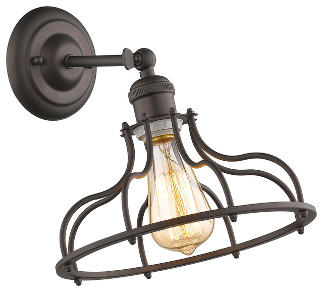 Jaxon 1 Light Rubbed Bronze Indoor Wall Sconce 10 Jaxon 1 Light Rubbed Bronze Indoor Wall Sconce 10
