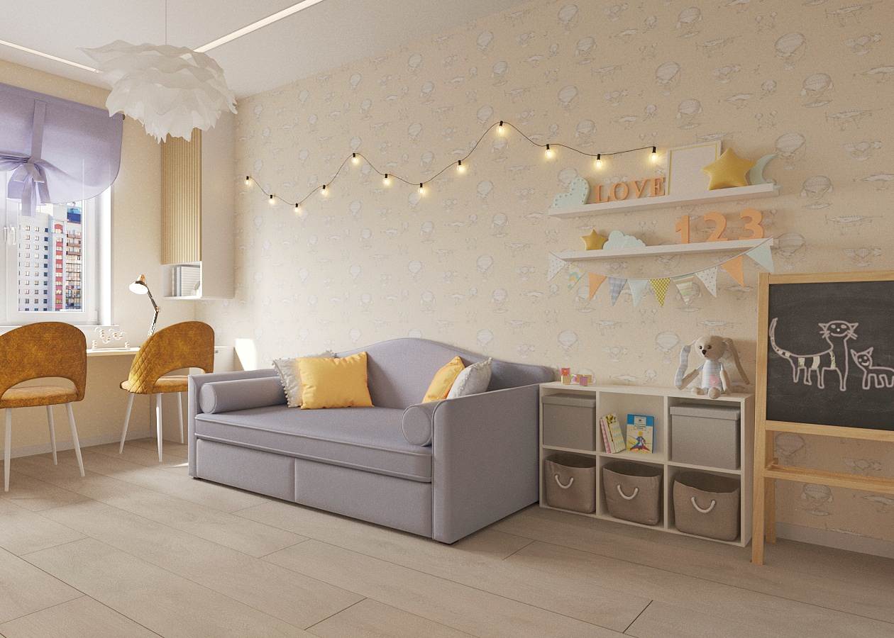 Детская для 3х девочек