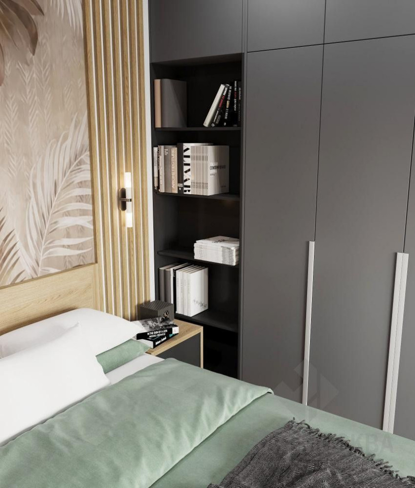 Дизайн-проект двухкомнатной квартиры 64 кв.м в ЖК «Скандинавия»