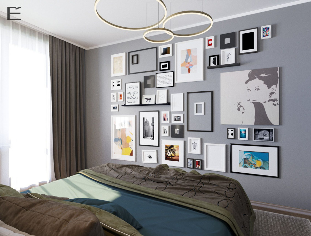 Современная квартира для молодожёнов