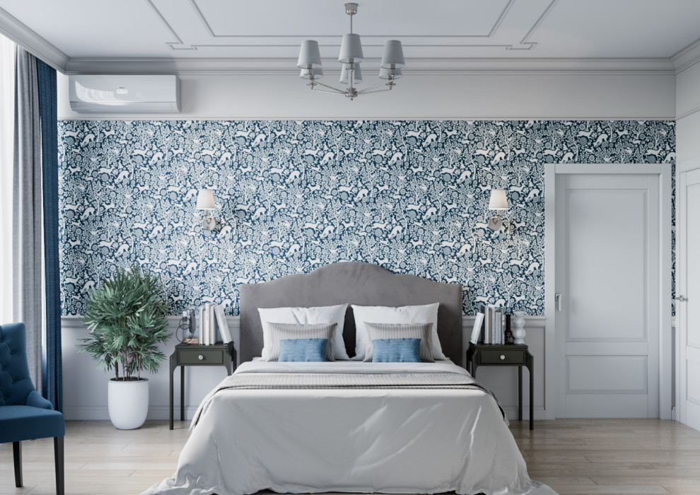 Дизайн квартиры неоклассике с элементами американской классики