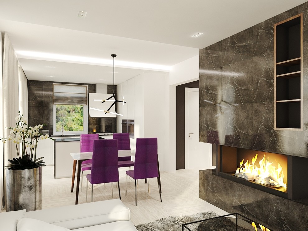 Дизайн интерьера загородного дома, п. Володарский