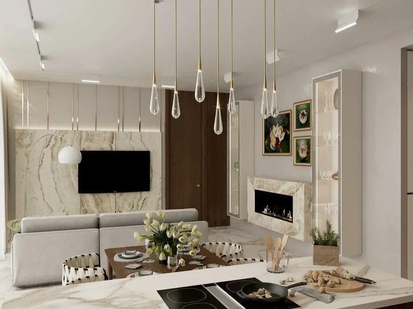 Кухня-гостиная