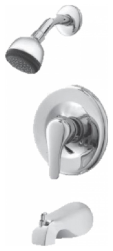American Imagination 7.38-in. W Shower Kit, AI-34914