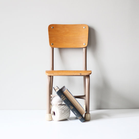Vintage Child's Chair by AMradio