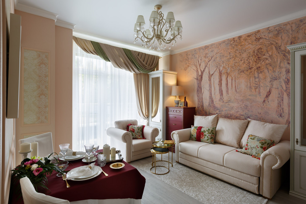 Роспись в технике сграффито в проекте студии Подольской Ольги