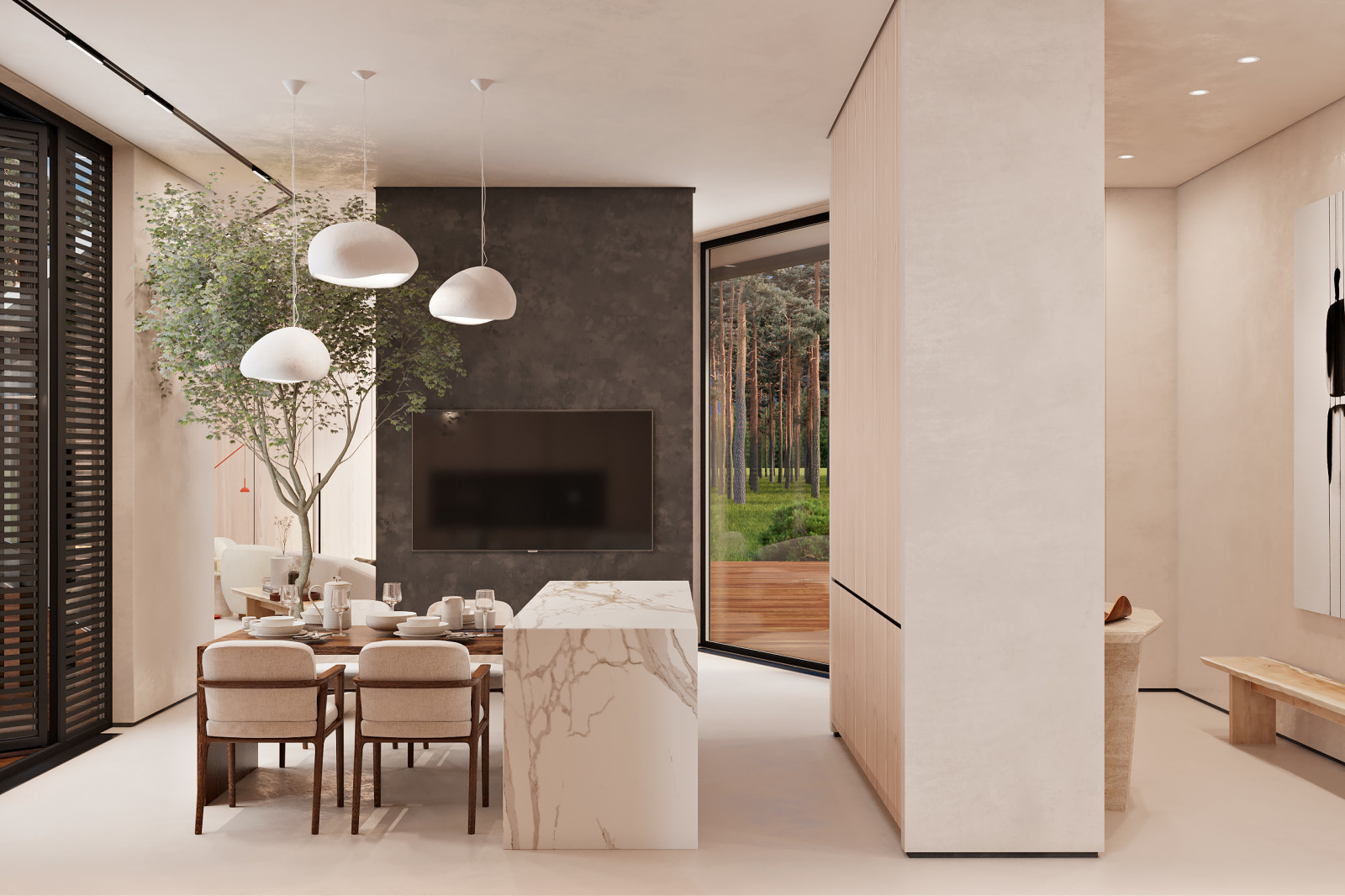 кухня минимализм