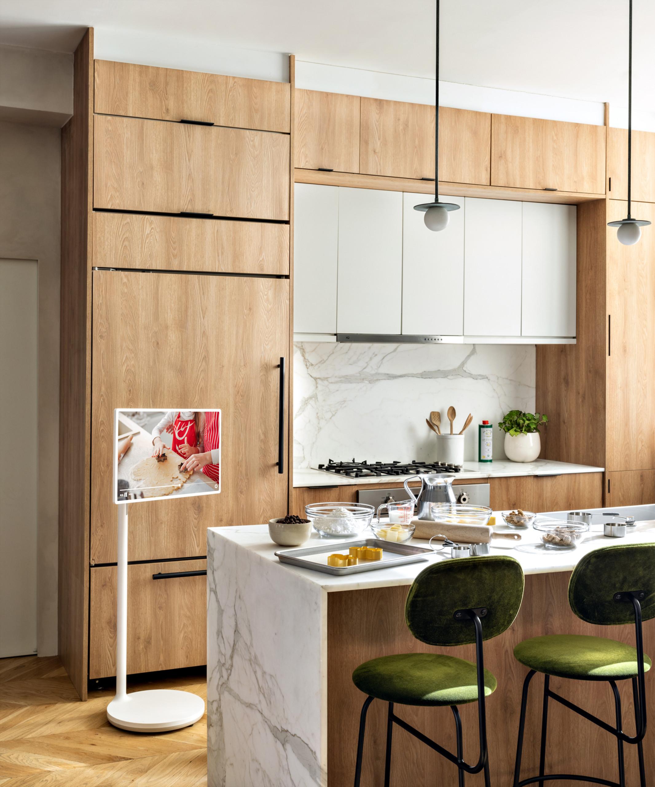 Etagère moderne étagère murale blanche salon cuisine design Slend