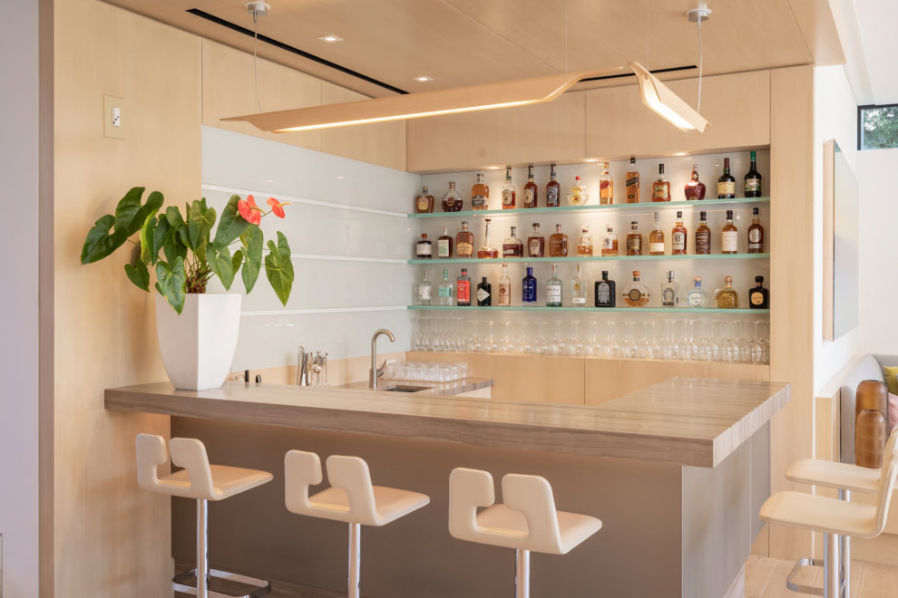 Toulon Drive by Studio William Hefner - Contemporary - Home Bar - Other ...