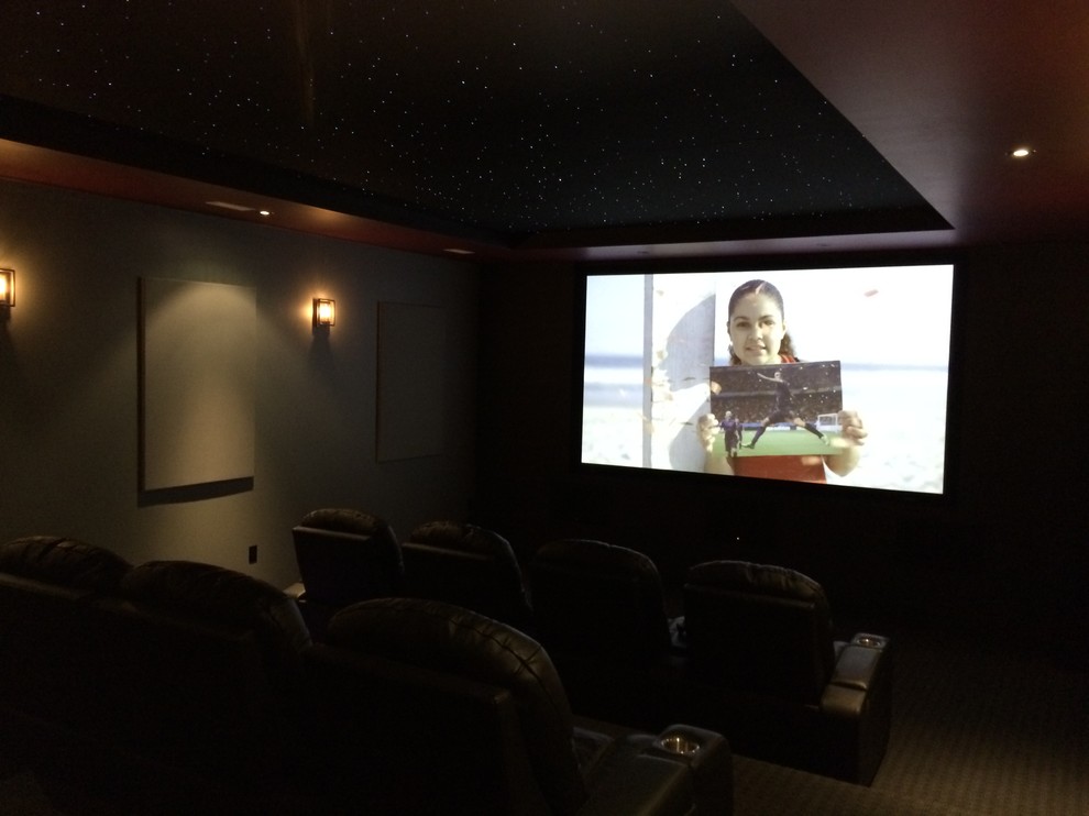 Example of a home theater design in Toronto